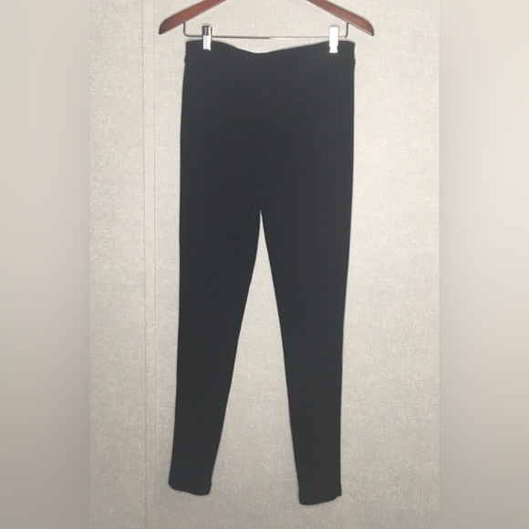 Joseph Ribkoff Black Velvet High Waist Pants - Picture 7 of 7